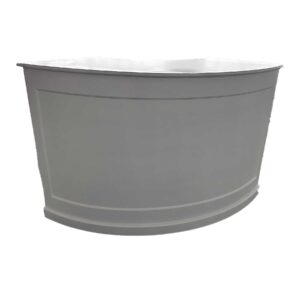 Mobile Bartheke macchiato beige 1/4 curved 171x76x106cm