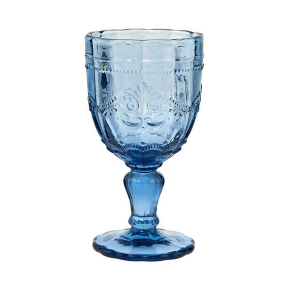 Farbige Gläser blau