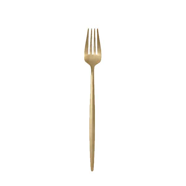 Besteck Gold Matt - Vorspeisegabel