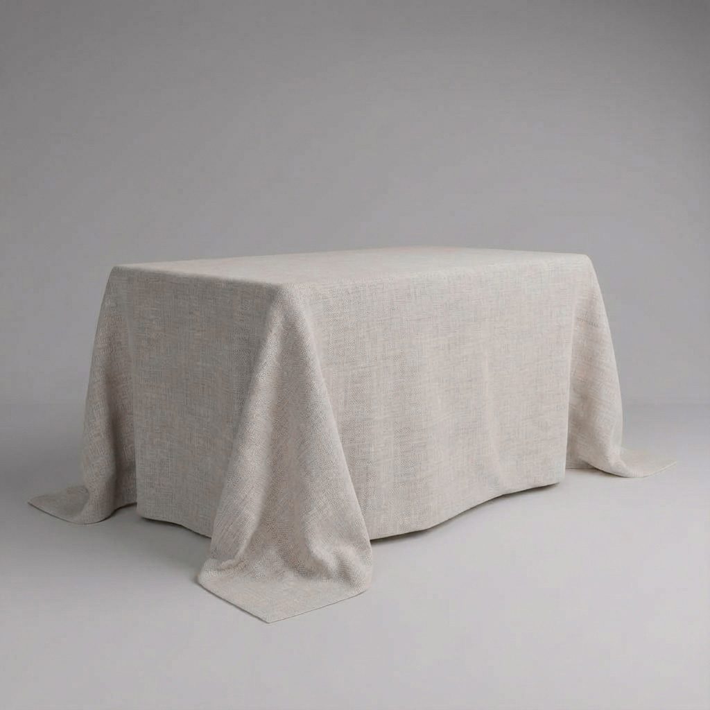 Leinentischdecke in Macchiato Beige | 410x250 cm