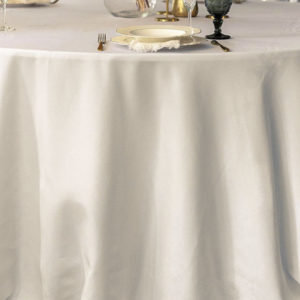 Runde Tischdecke in Creme | ⌀ 330 cm