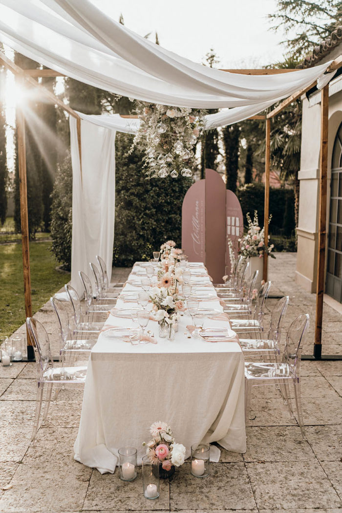 DinnerFrame Holzkonstruktion für deine Hochzeitstafel